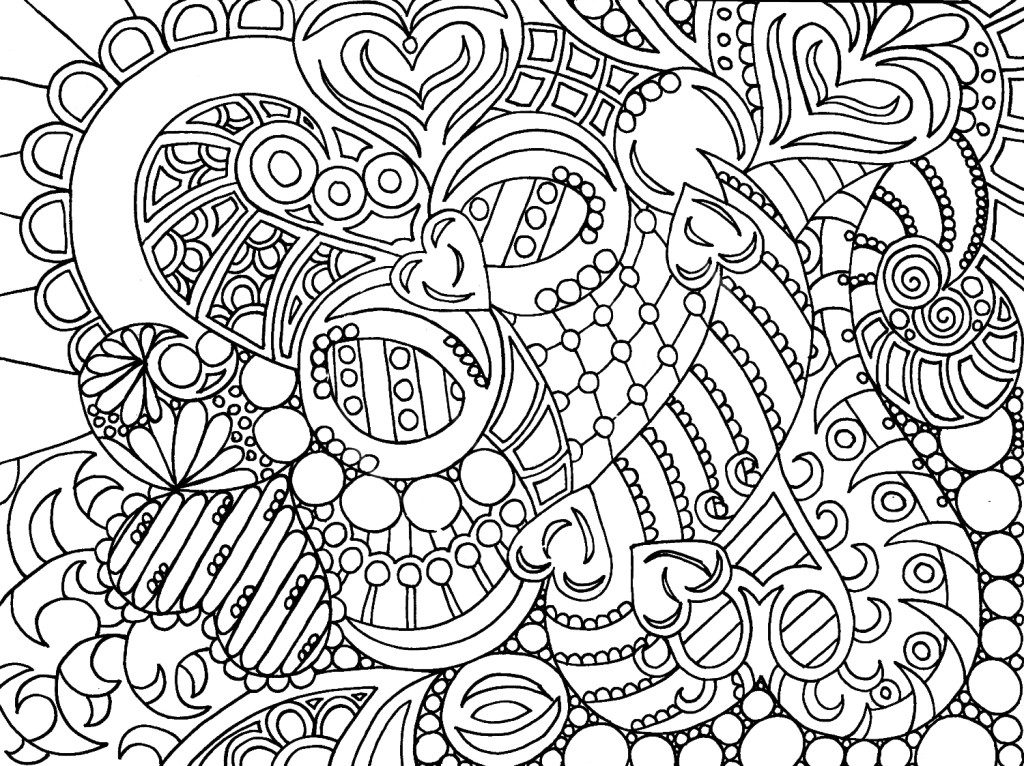 challenging coloring pages