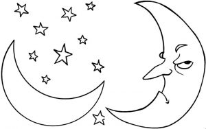 Free Printable Moon Coloring Pages for Kids - Best Coloring Pages For Kids