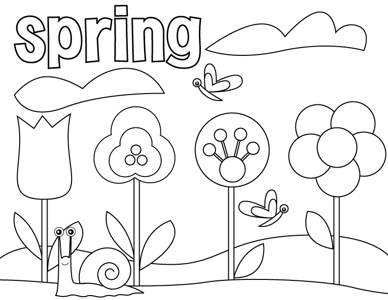 coloring pages for kindergarten
