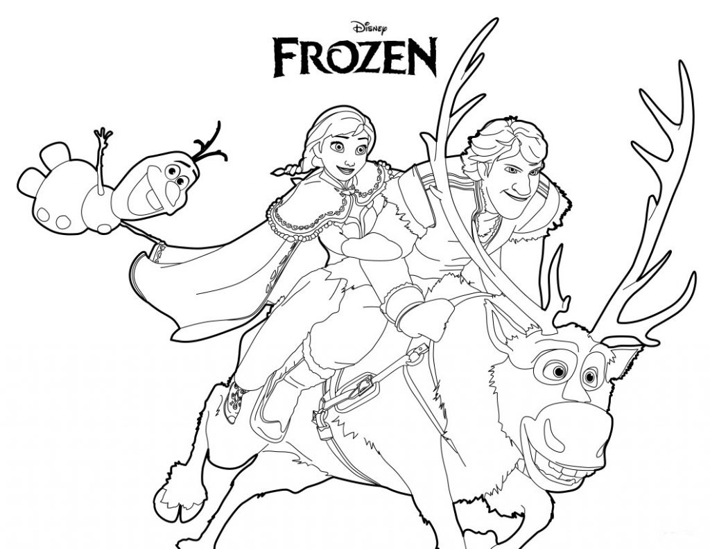 Free Printable Frozen Coloring Pages for Kids - Best Coloring Pages For ...