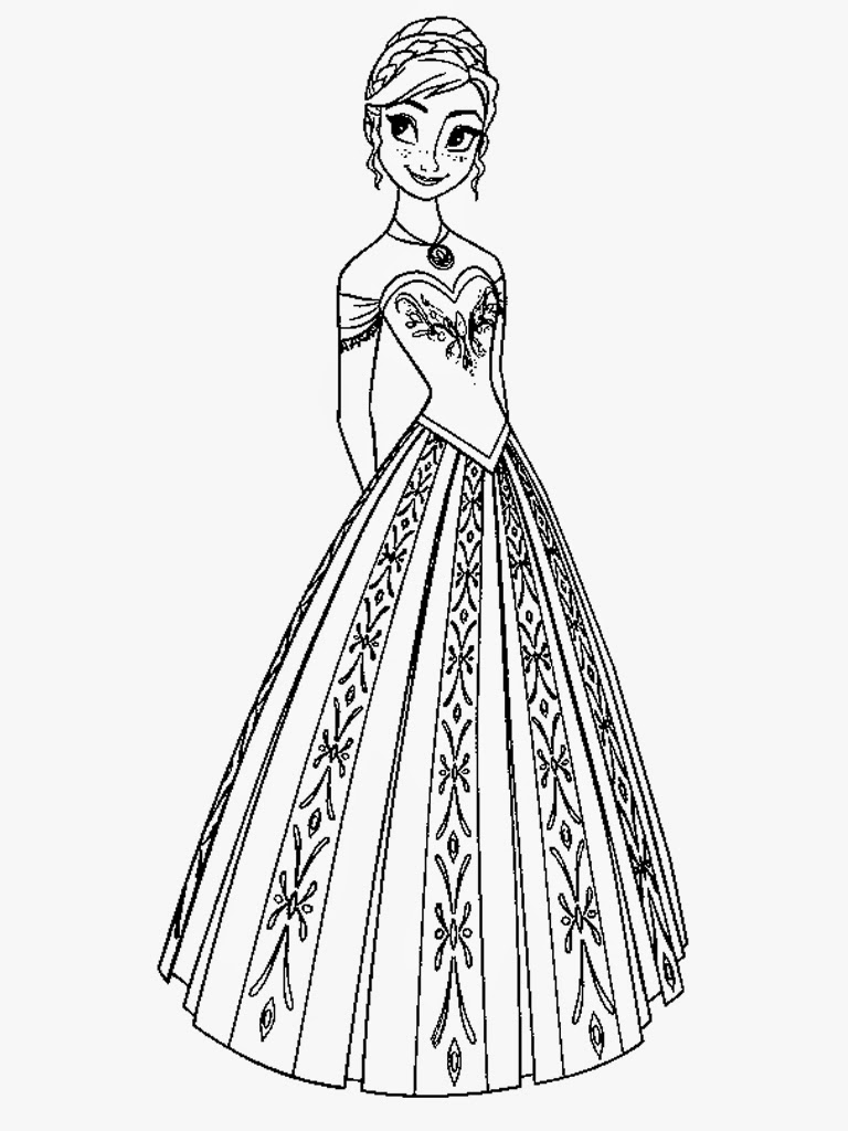 Printable Frozen Coloring Pages