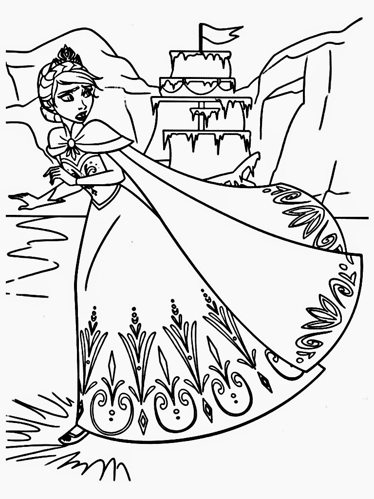 Download Free Printable Frozen Coloring Pages for Kids - Best ...