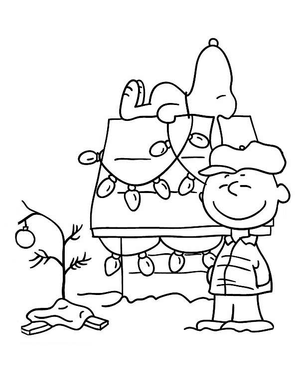 Free Printable Charlie Brown Christmas Coloring Pages For Kids - Best