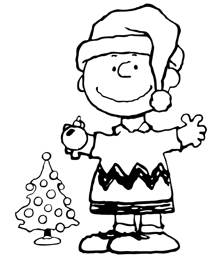 Free Printable Charlie Brown Christmas Coloring Pages For Kids Best