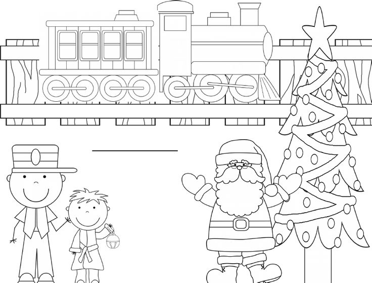 Polar Express Coloring Pages Best Coloring Pages For Kids