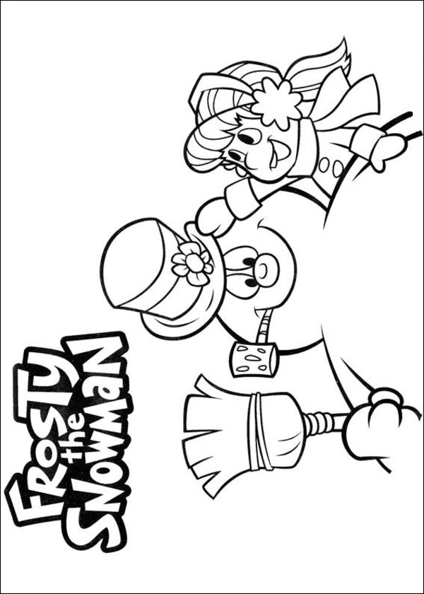 Free Printable Frosty The Snowman Coloring Pages Best Coloring Pages For Kids