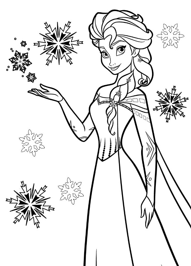 Download Free Printable Elsa Coloring Pages for Kids - Best Coloring Pages For Kids