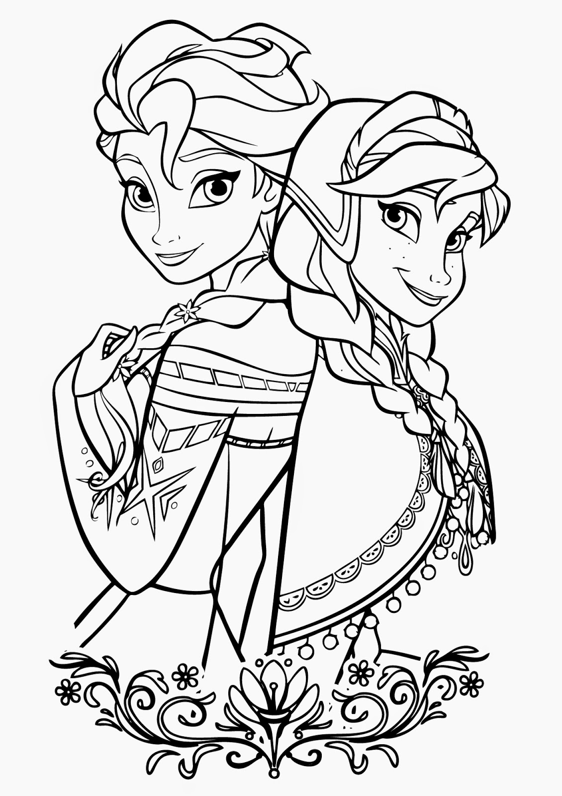 Download Free Printable Elsa Coloring Pages for Kids - Best ...
