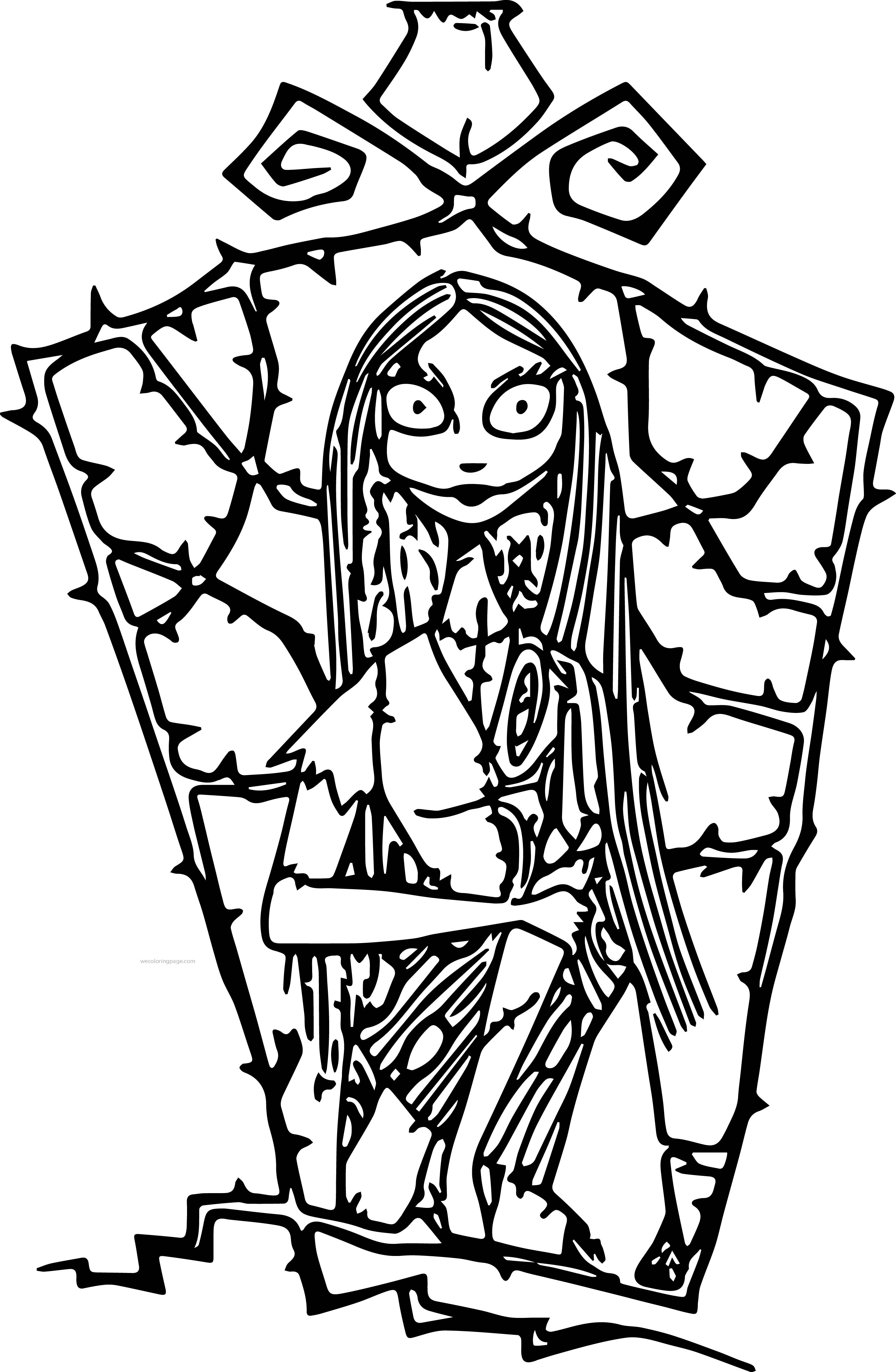 Free Printable Nightmare Before Christmas Coloring Pages Best Coloring Pages For Kids