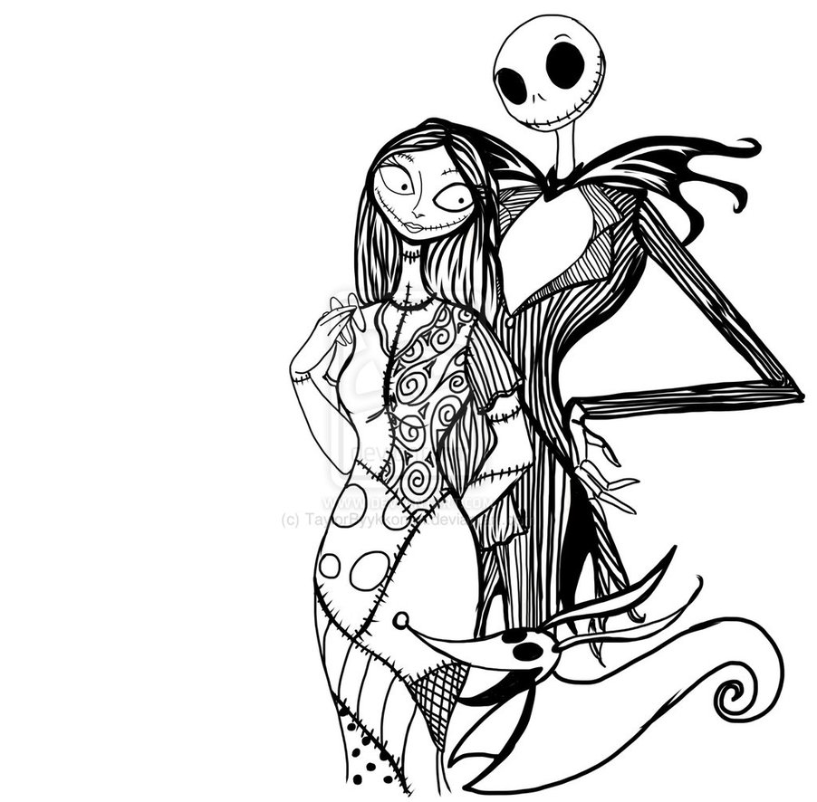 Free Printable Nightmare Before Christmas Coloring Pages Best Coloring Pages For Kids