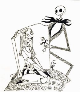 Free Printable Nightmare Before Christmas Coloring Pages - Best ...