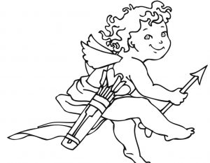 Cupid Coloring Pages - Best Coloring Pages For Kids