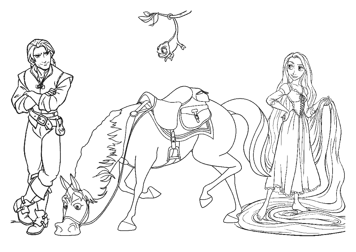 6400 Top Rapunzel Coloring Pages Free Download Pictures