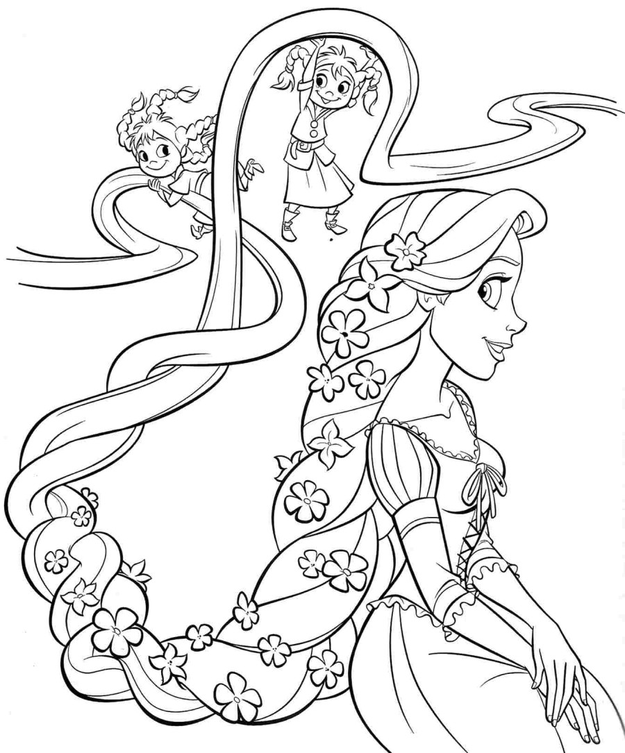 Download Rapunzel Coloring Pages - Best Coloring Pages For Kids
