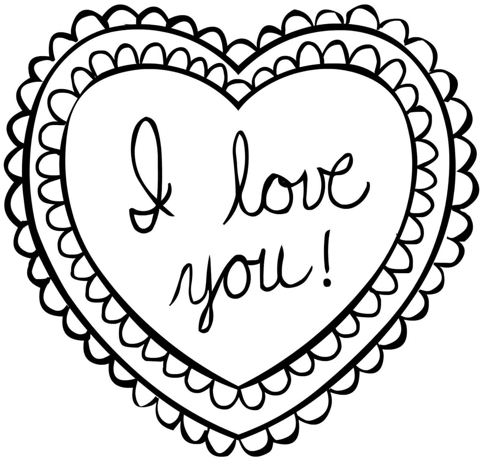Free Printable Valentine Coloring Sheets