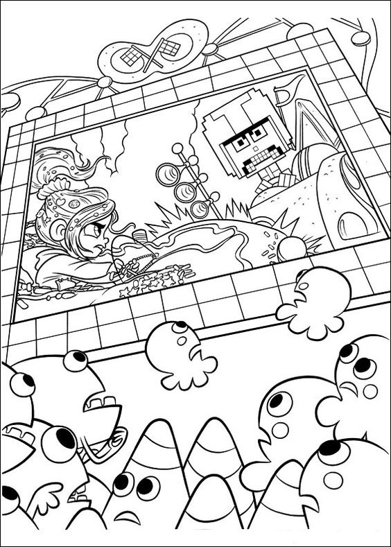 22+ Wreck It Ralph Coloring Page