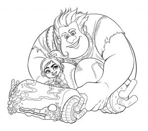 wreckit ralph coloring pages  best coloring pages for kids