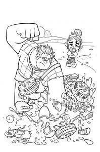 wreckit ralph coloring pages  best coloring pages for kids