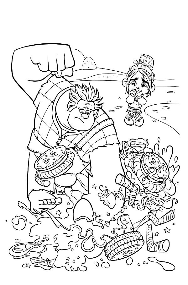 Wreck-It Ralph Coloring Pages and T-Shirt Giveaway