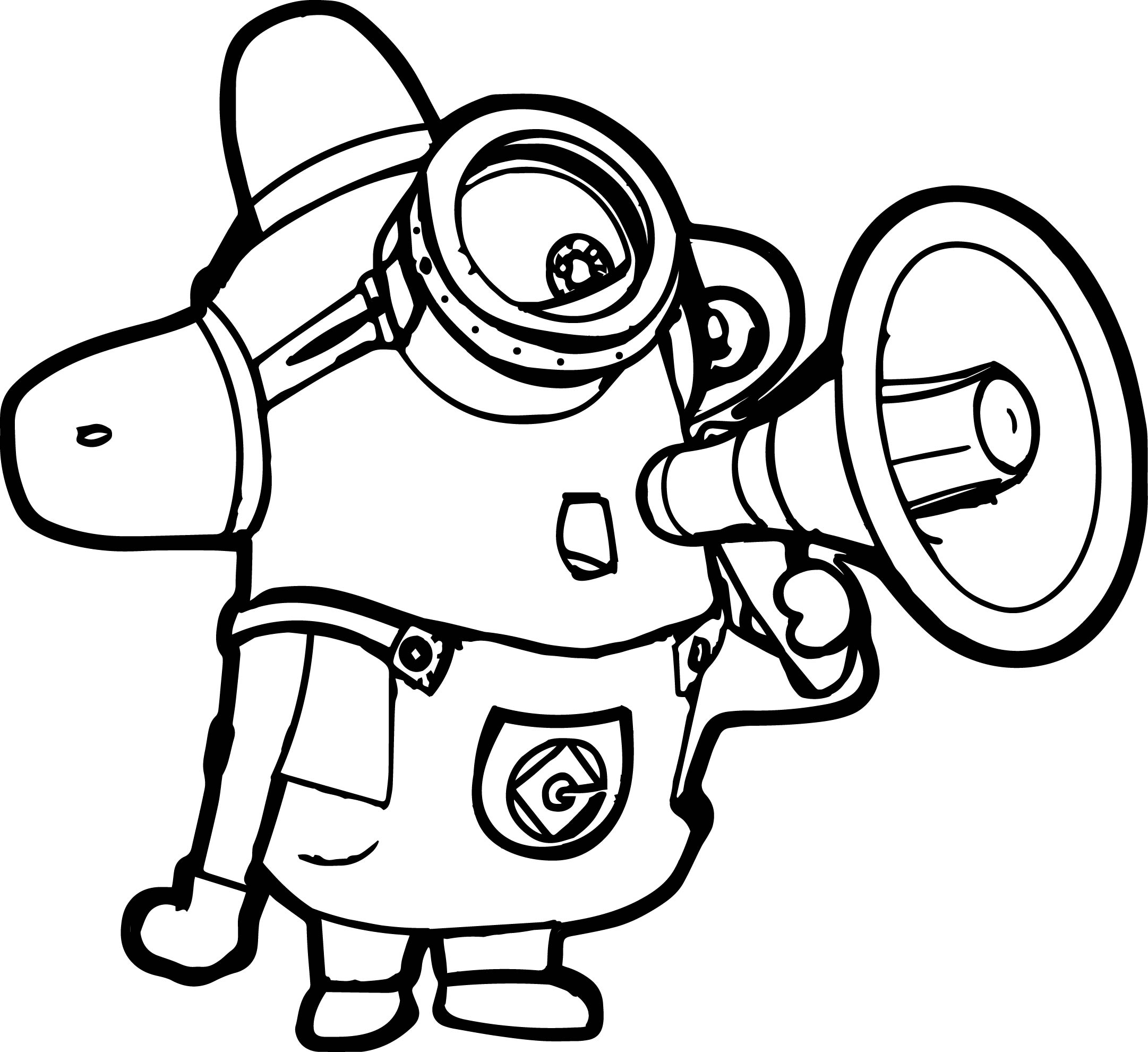 halloween steve minion coloring pages