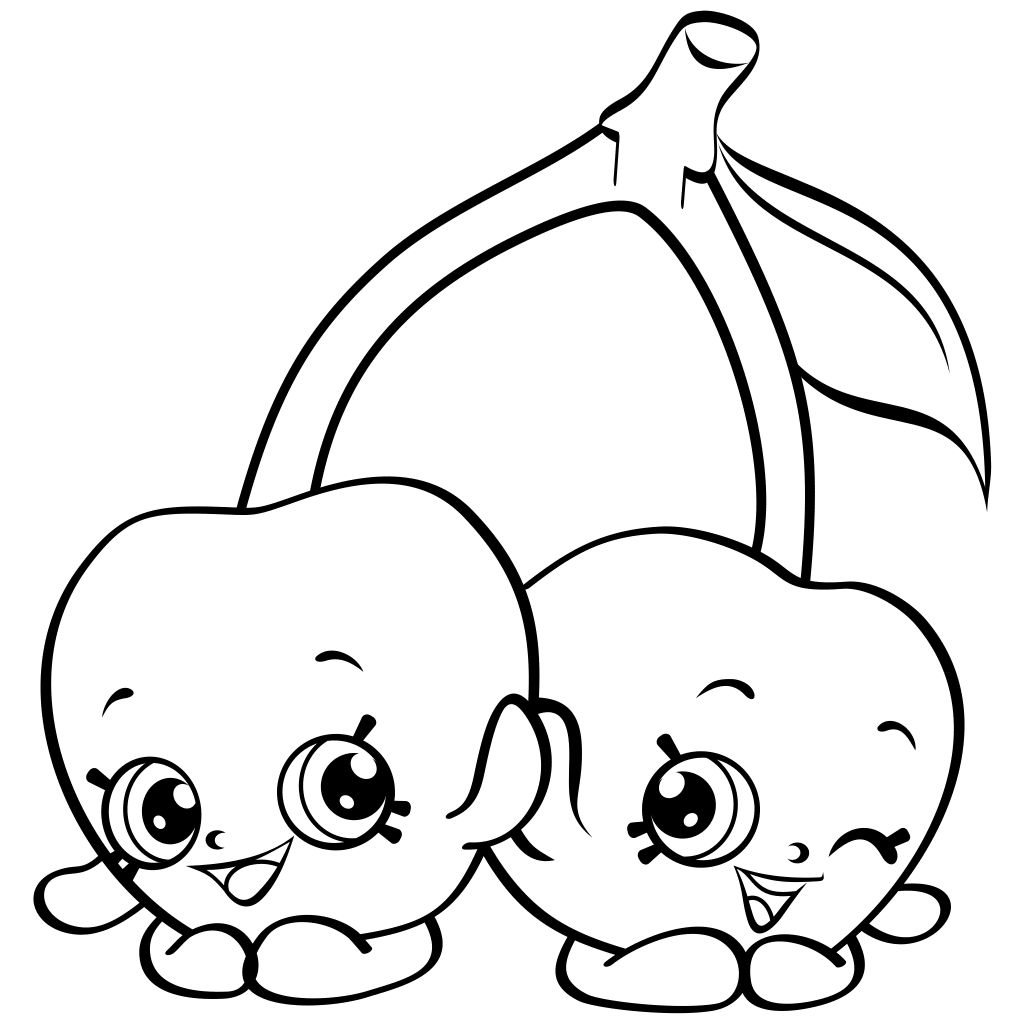 22+ Shopkins Cute Easy Coloring Pages For Girls
