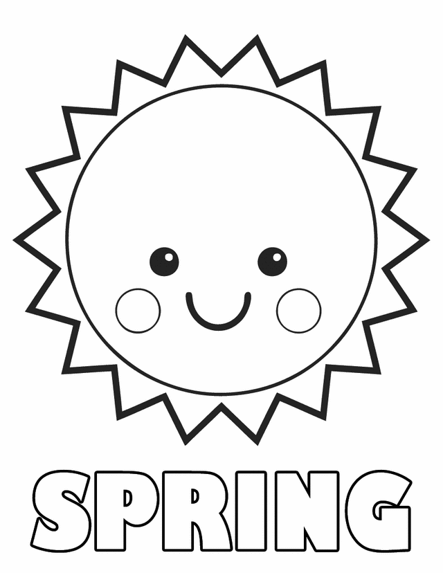 Spring Coloring Pages Best Coloring Pages For Kids