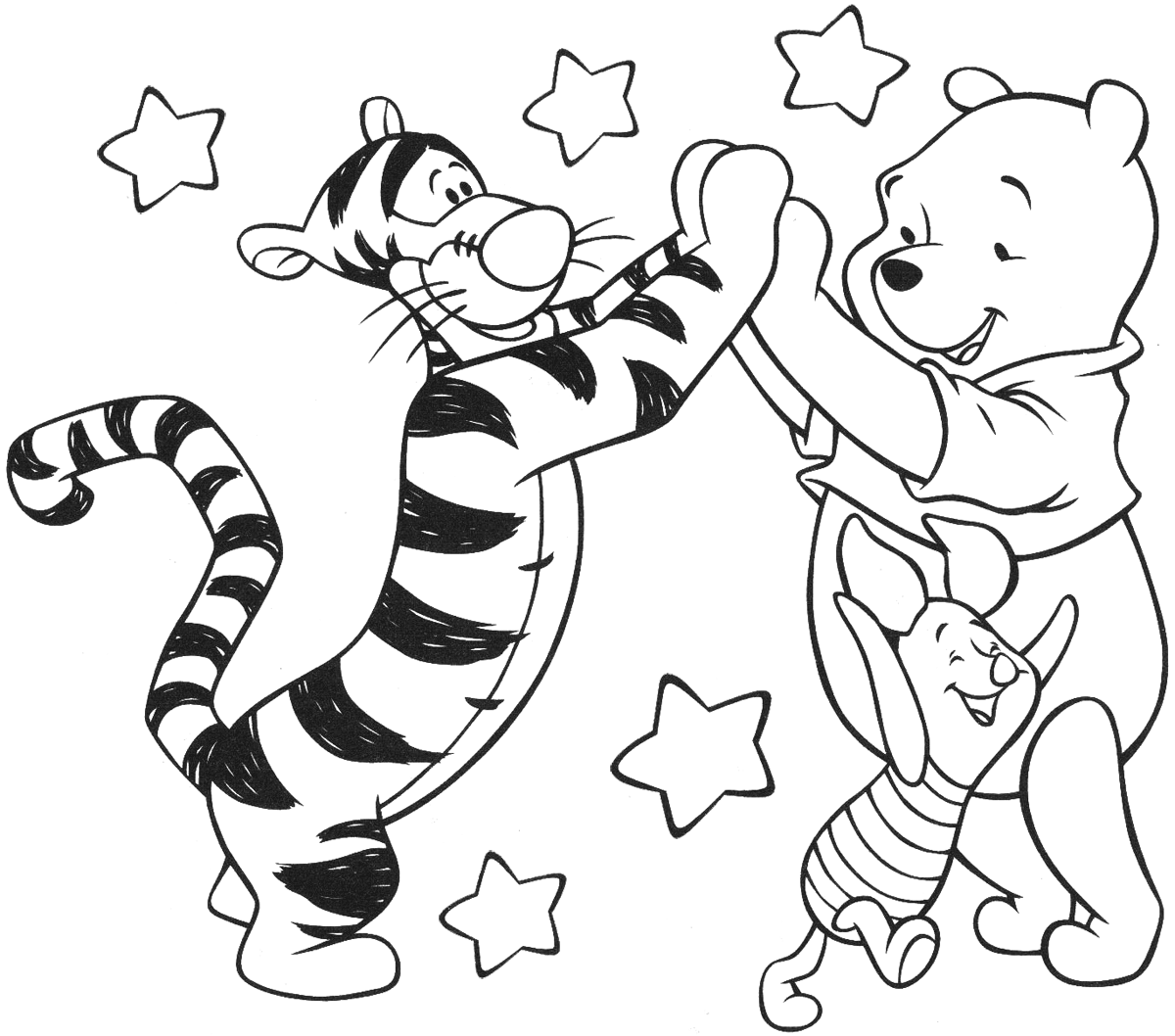Coloring Pages Of Tigger