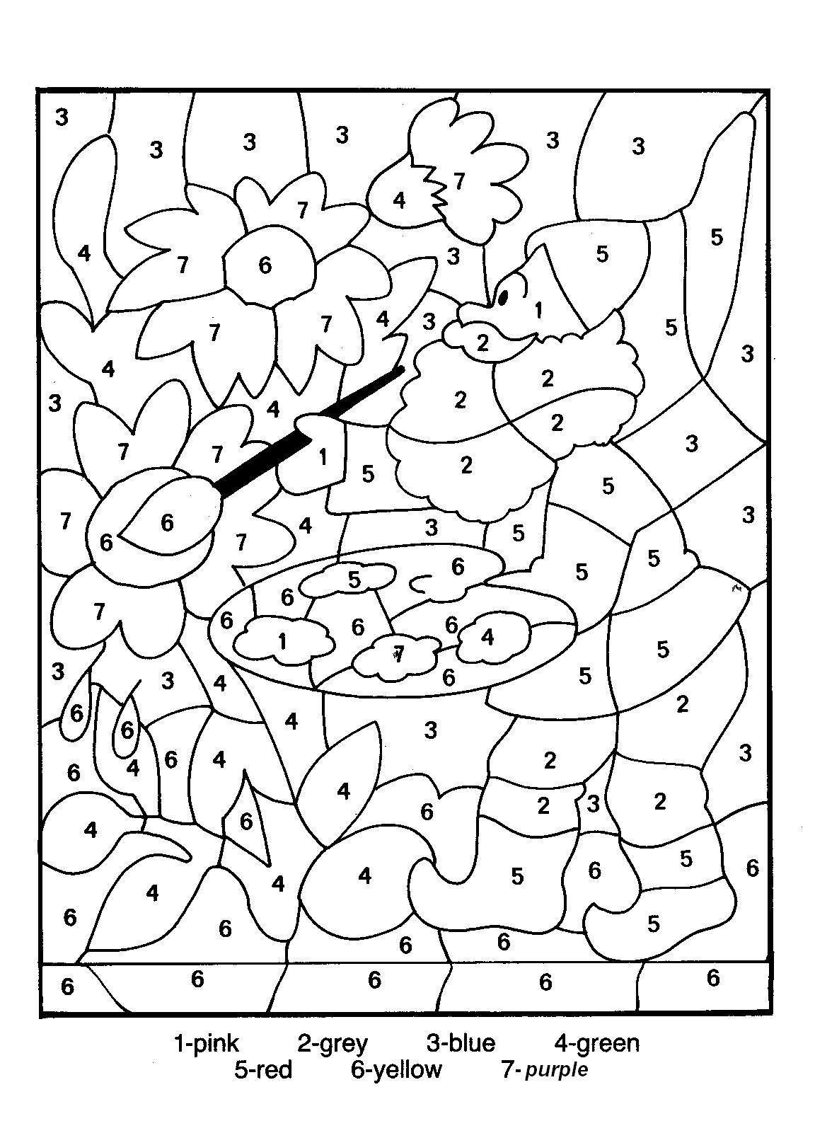 Download Adult Color By Numbers - Best Coloring Pages For Kids