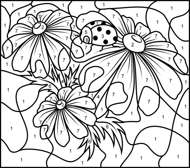 Printable Color By Number Coloring Pages For Adults At 20 Free Printable Hard Color By Number