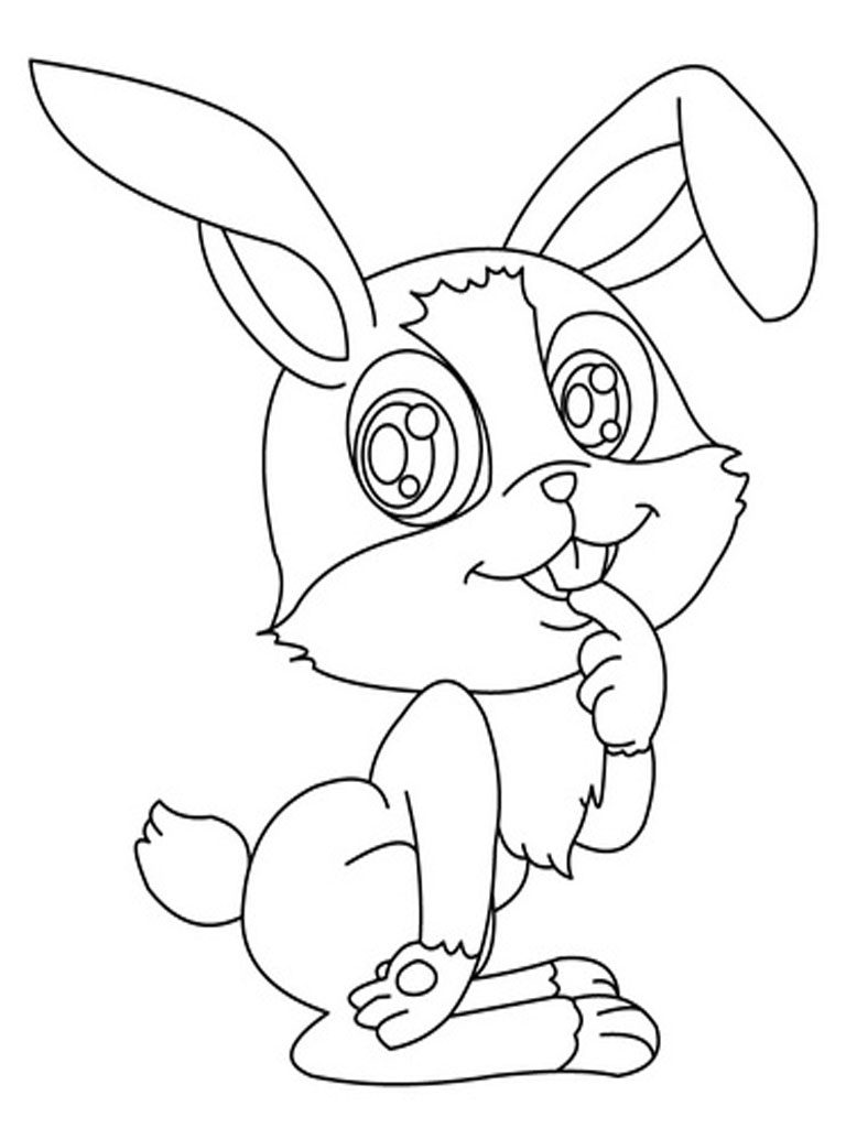 Bunny Coloring Pages Printable 8