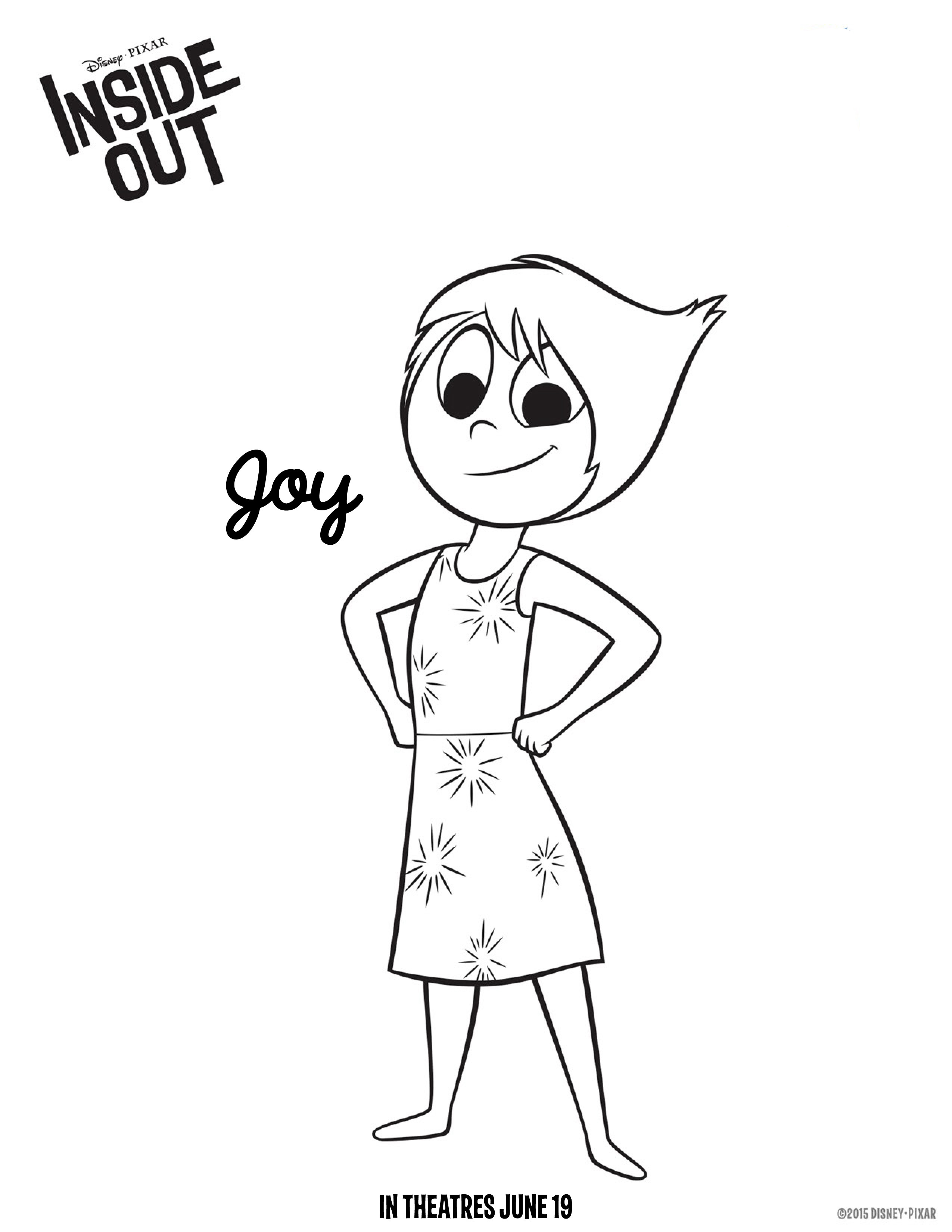 Inside Out Coloring Pages Best Coloring Pages For Kids