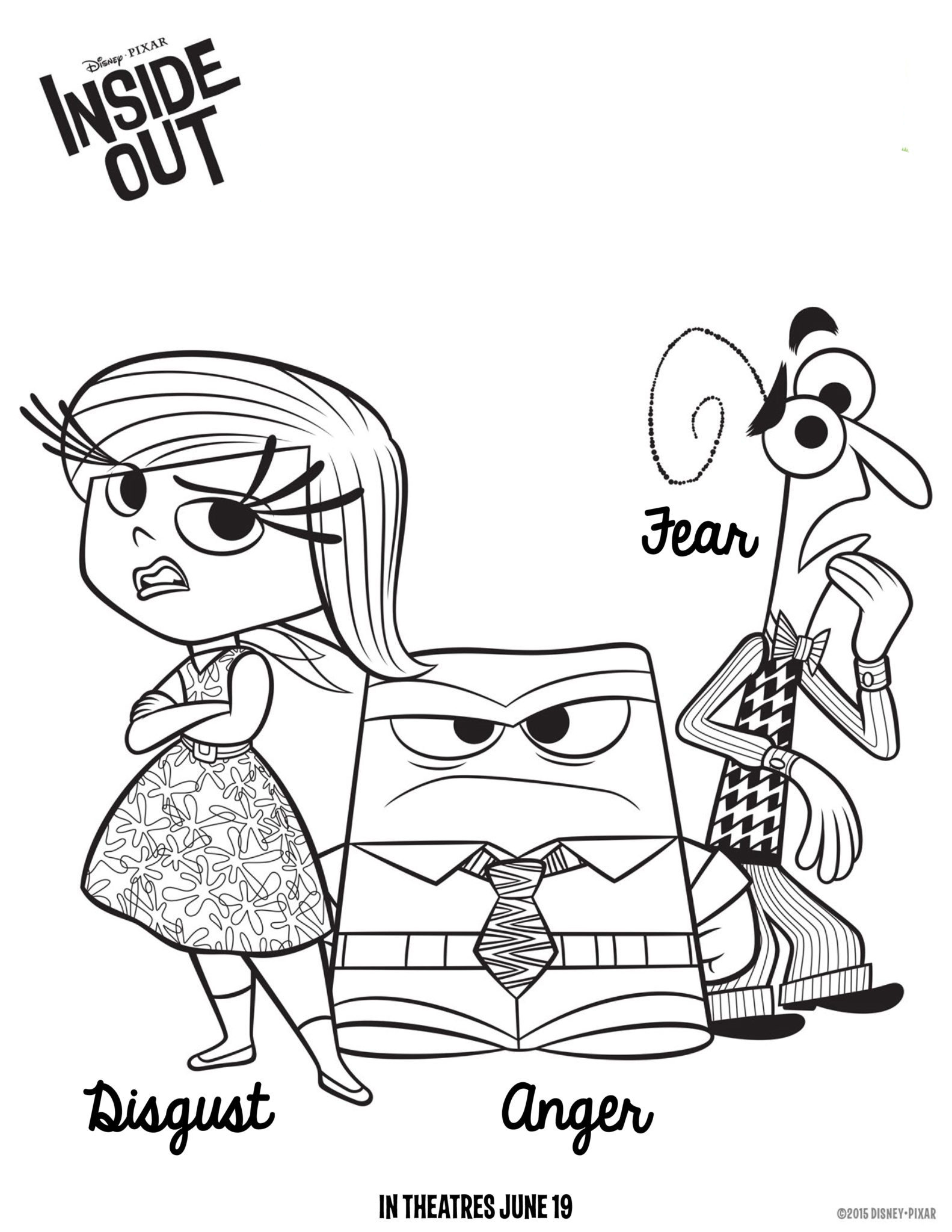 Inside Out Coloring Pages Best Coloring Pages For Kids