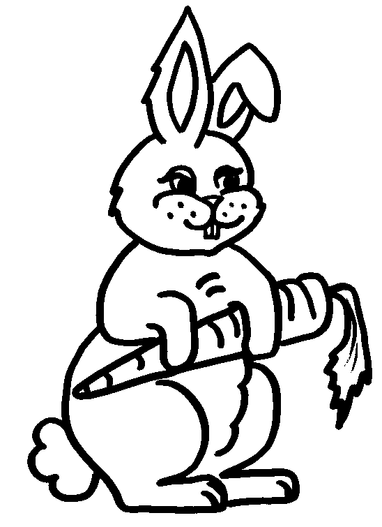 bunny coloring pages for boys