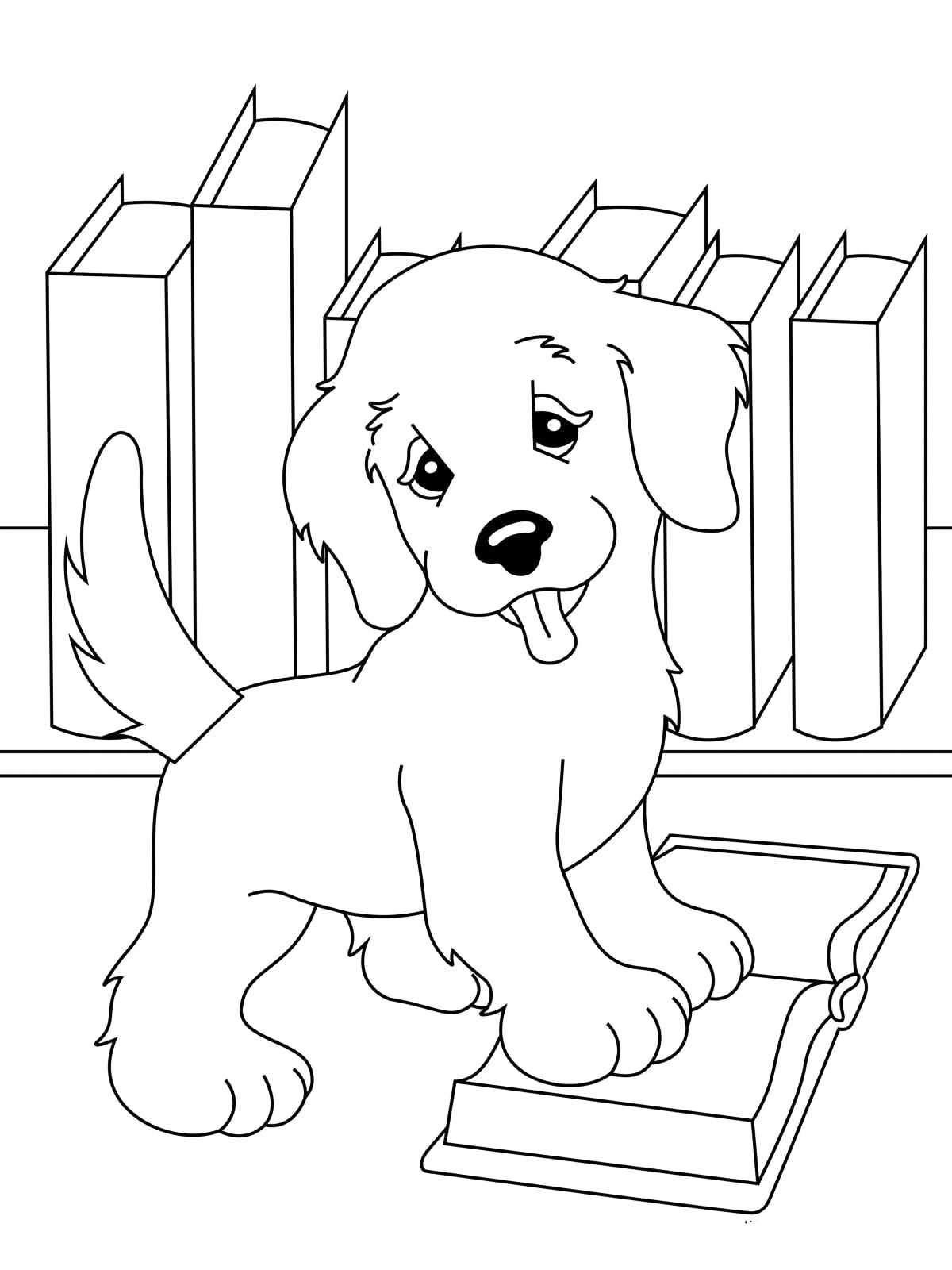 Puppy Coloring Pages - Best Coloring Pages For Kids