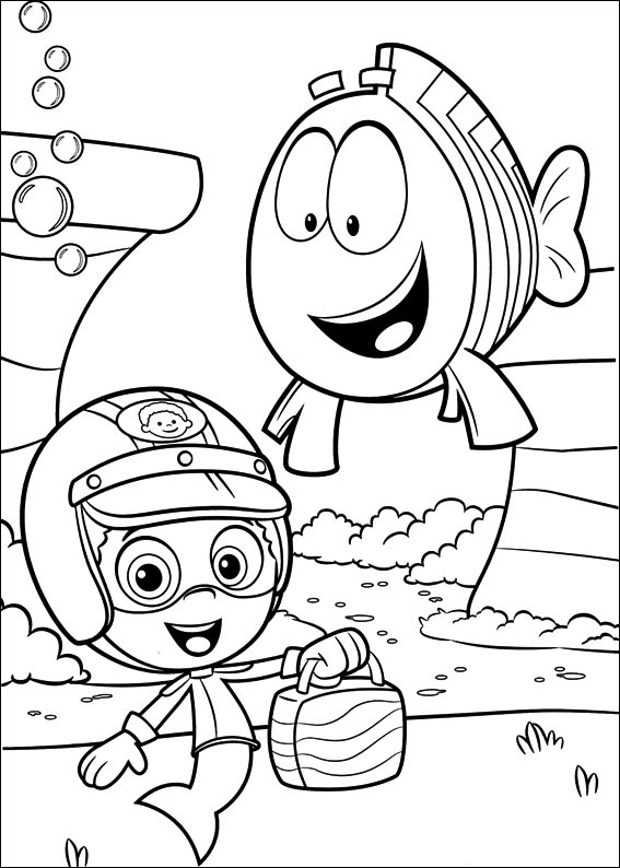 Bubble Guppies Coloring Pages Best Coloring Pages For Kids