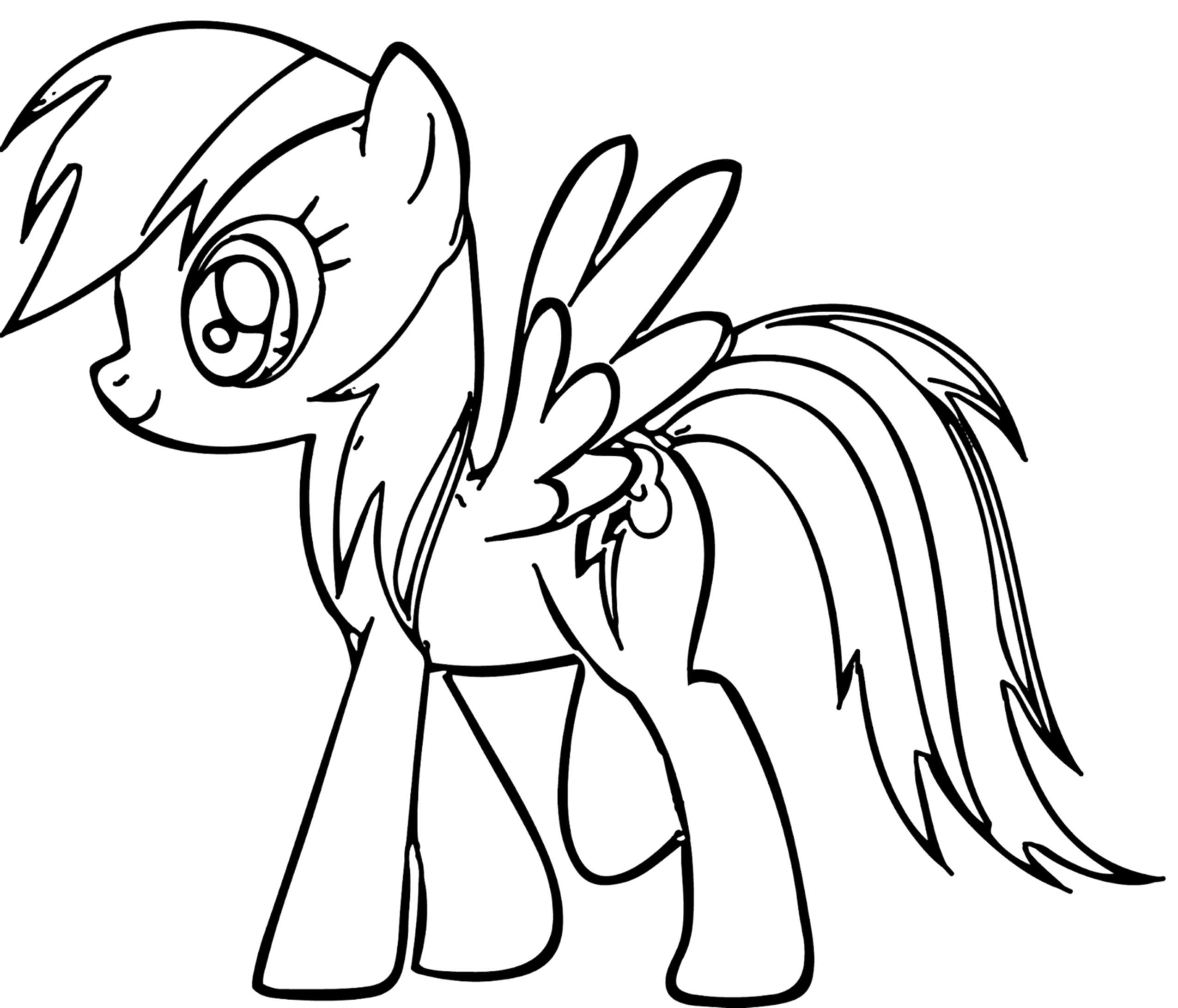 Download Rainbow Dash Coloring Pages - Best Coloring Pages For Kids