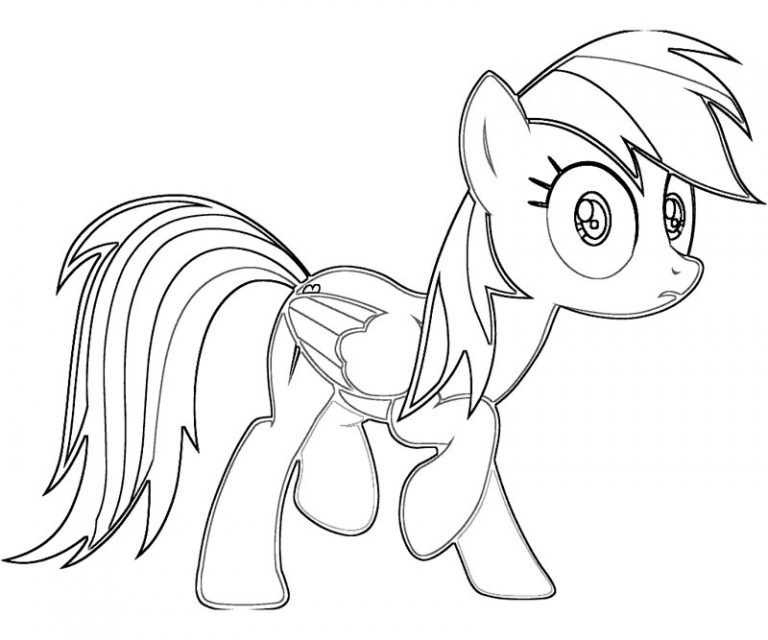 Rainbow Dash Coloring Pages - Best Coloring Pages For Kids