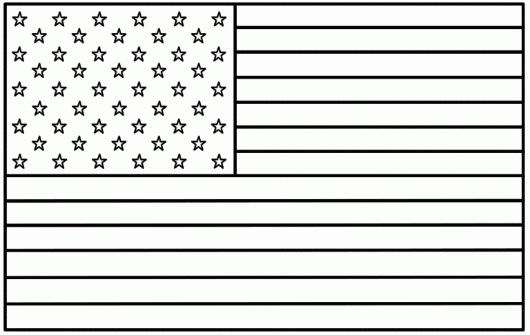 American Flag Coloring Pages - Best Coloring Pages For Kids