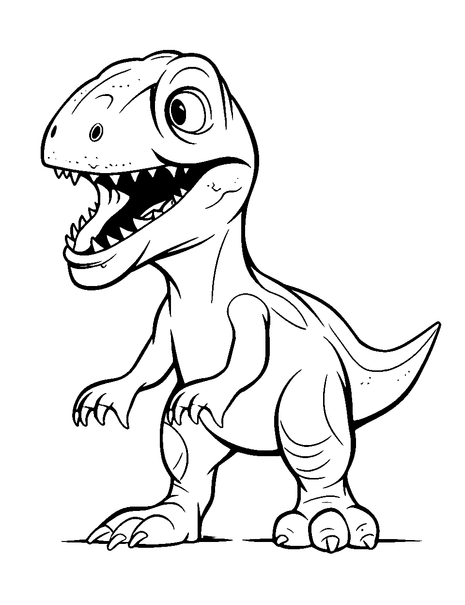 TRex Coloring Pages - Best Coloring Pages For Kids