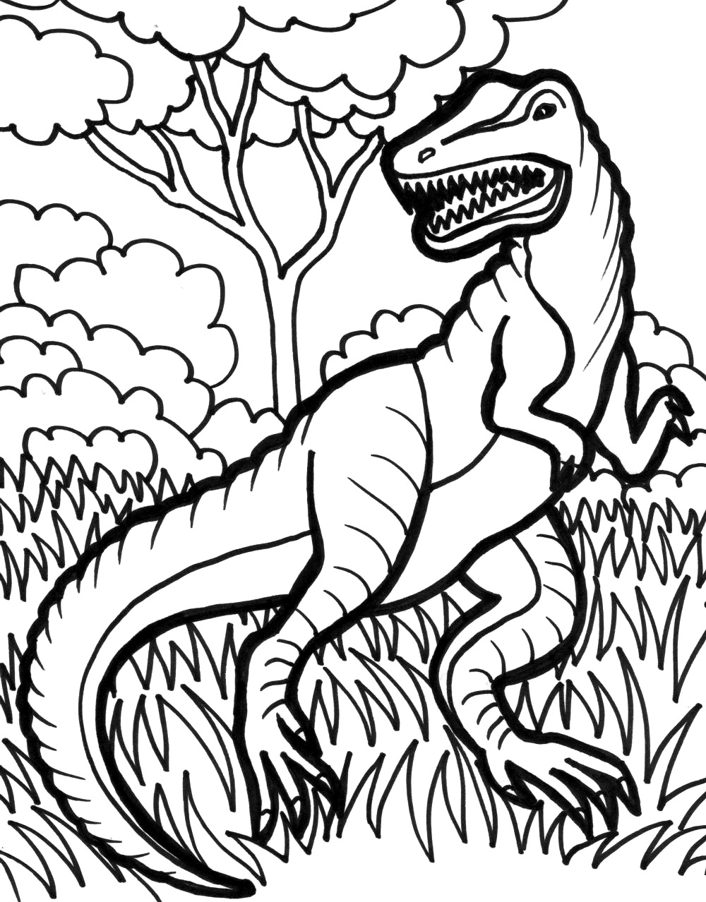 TRex Coloring Pages Best Coloring Pages For Kids