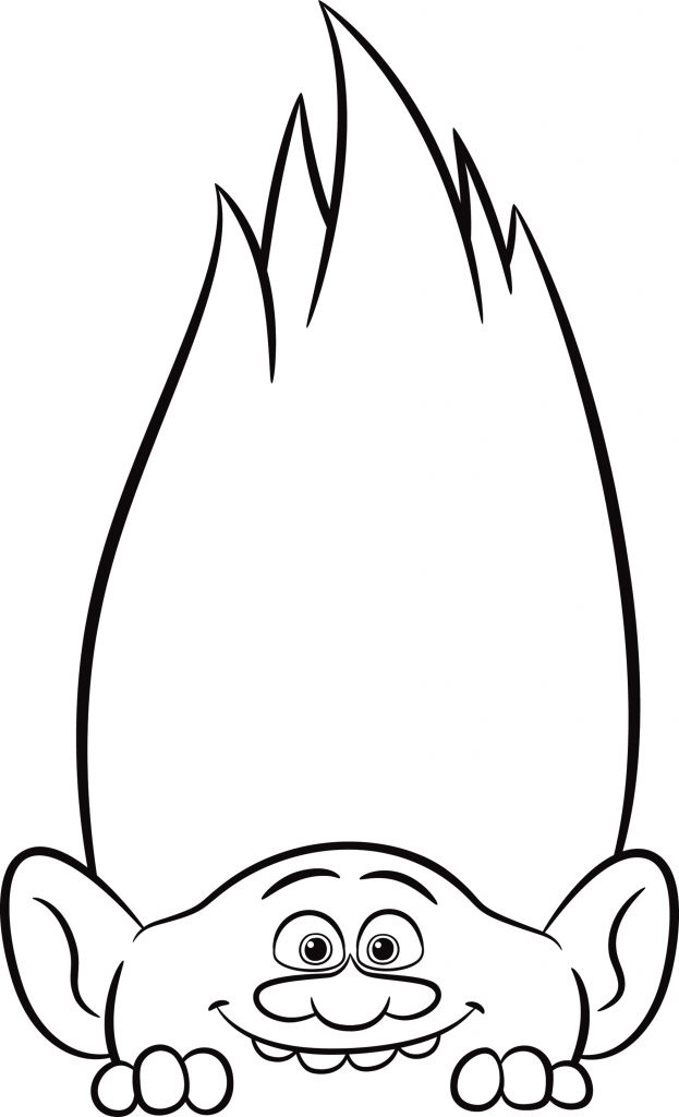 19  Printable Coloring Pages Trolls