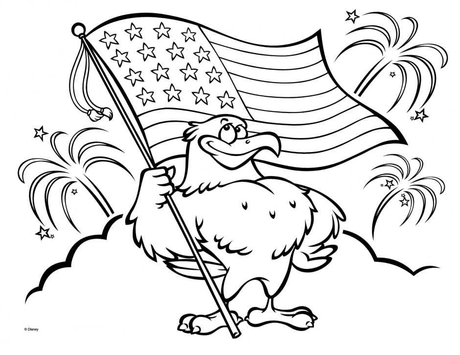  American Flag Coloring Pages For Kids 6