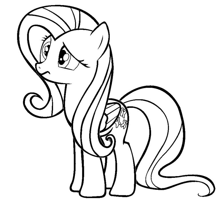 Fluttershy Coloring Pages - Best Coloring Pages For Kids