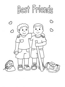 Friendship Coloring Pages - Best Coloring Pages For Kids