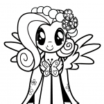 My Little Pony Fluttershy Coloring Page