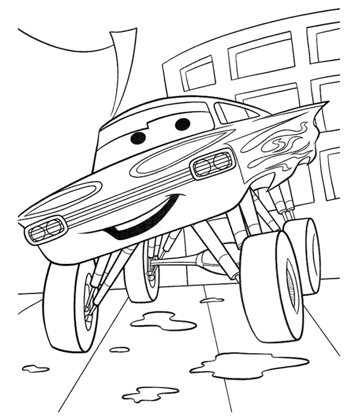 free coloring pages of cars