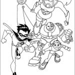 Free Teen Titans Coloring Pages Printable