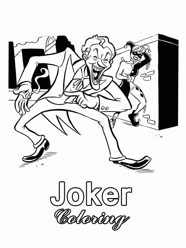 51 Cartoon Joker Coloring Pages For Free