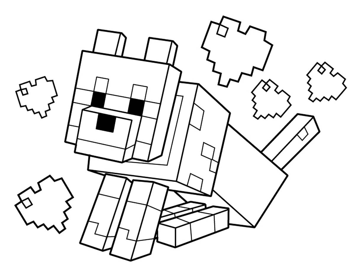 20+ Free Printable Minecraft Coloring Pages 
