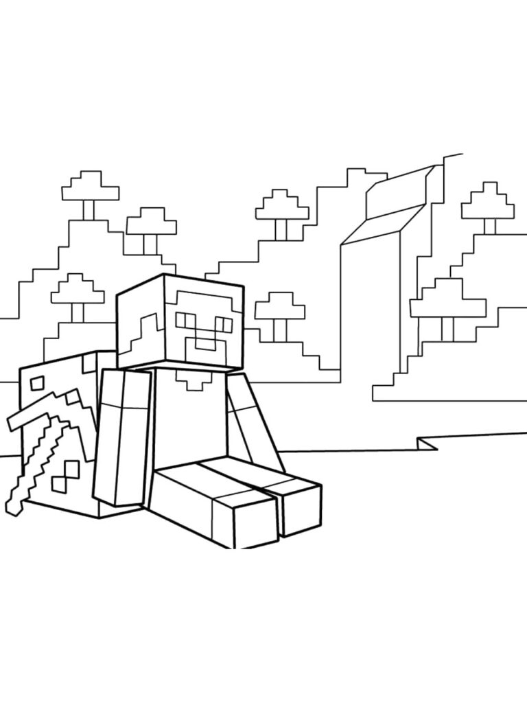 Minecraft Coloring Sheets